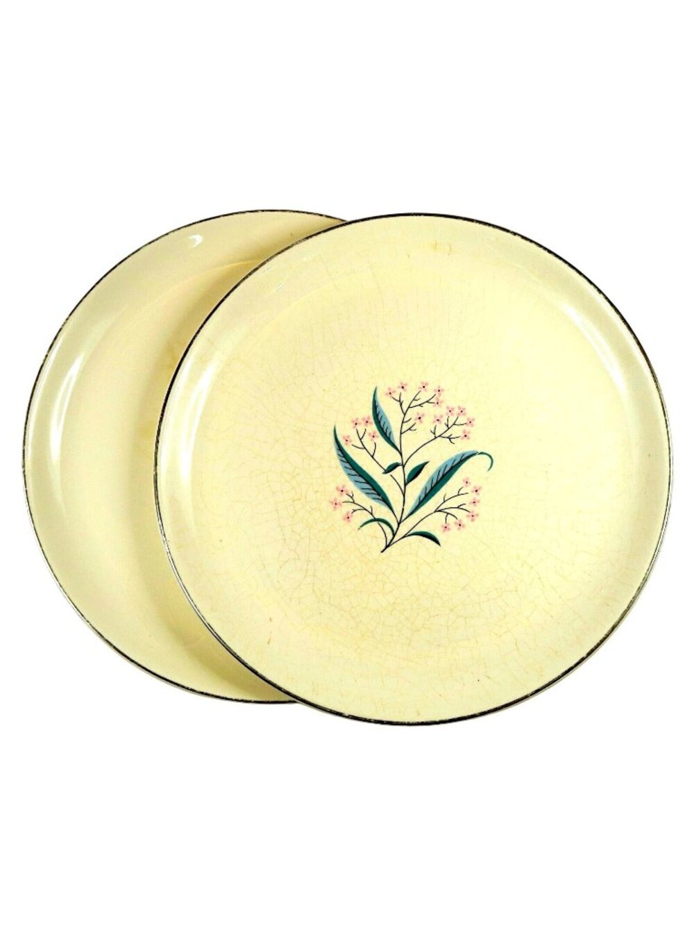 Alliance China Regal Salad Plates (Set of 2) Mid-Century Floral Dinnerware